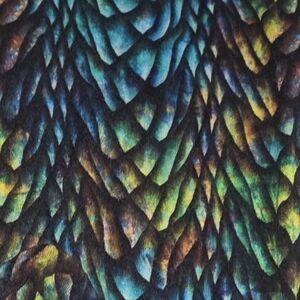 Bums & Roses Colorful Mermaid Fish Scale Longsleeve Bodysuit Pants 12-18 Months